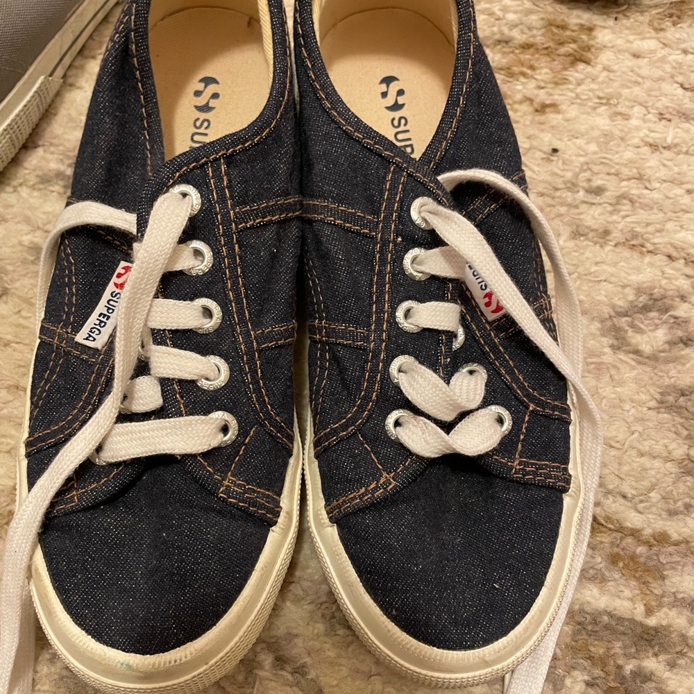Superga denim sneakers